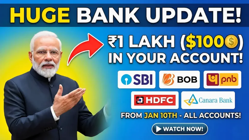 Bank Account Rules 2026: SBI, PNB and BOB Minimum Balance Update