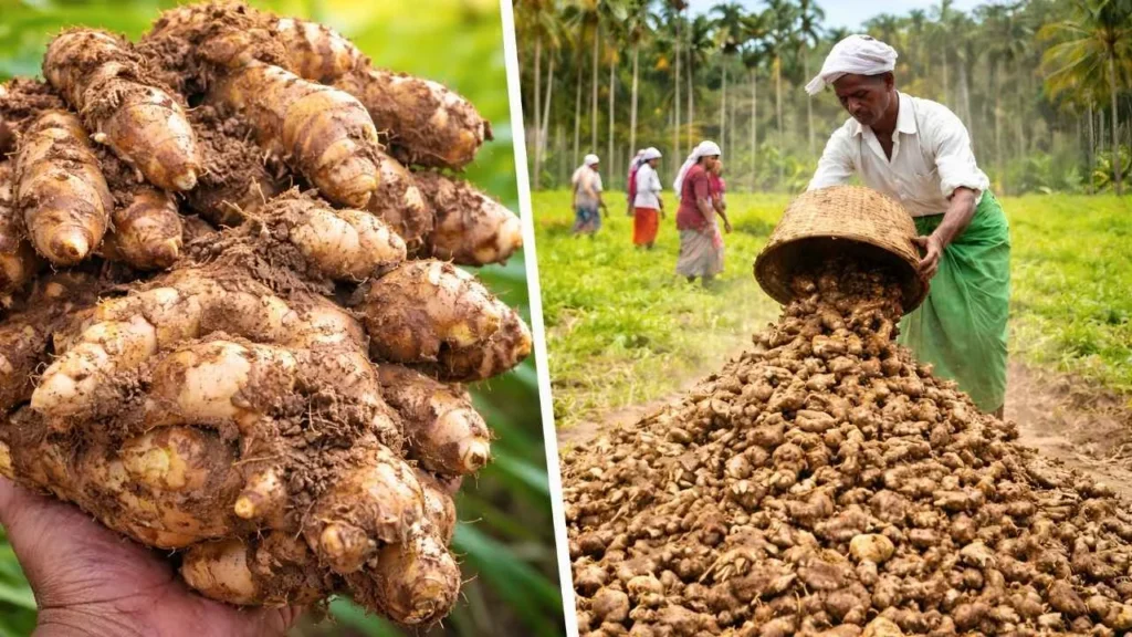 Cultivo de Jengibre 2026: Técnica China Inteligente que Multiplica la Producción y Reduce el Tiempo de Cosecha